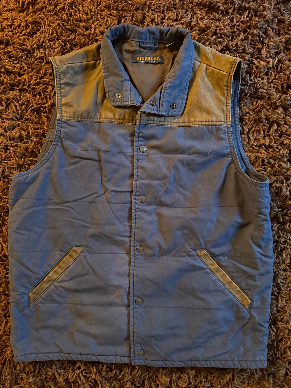 Ridgecut Toughwear Navy Blue Vest Size Medium